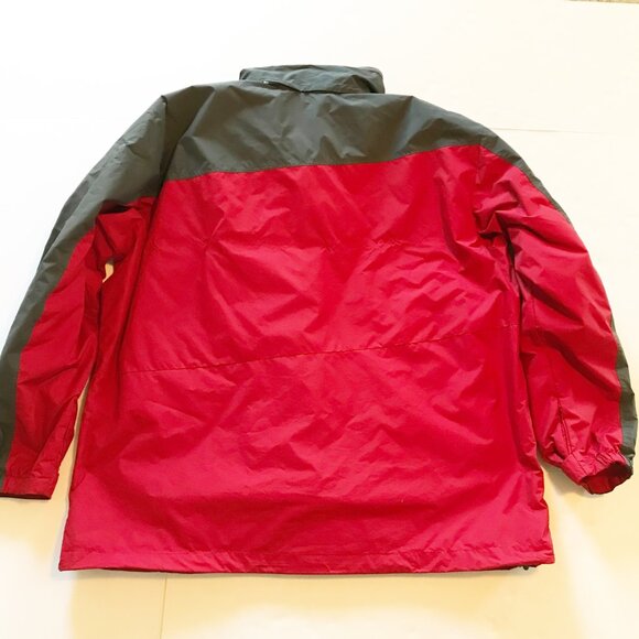 COLUMBIA Interchange Omni-Tech Omni-Shield Red Gray Zip Up Jacket Mens XXL - Picture 3 of 10